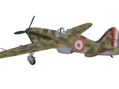 Arsenal VG-33 Low-poly 3D model