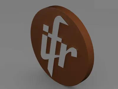 IFR Automotive logo 3D model