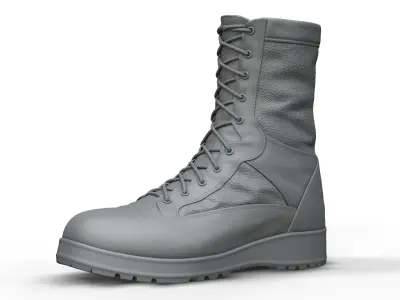 Army Boots - High Poly 3D model
