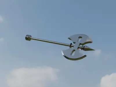 Axe Weapon Free low-poly 3D model purchase