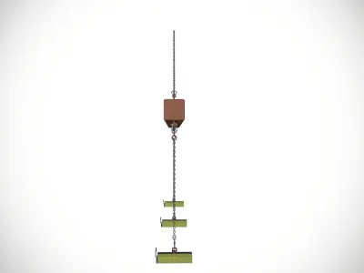 Factory Crane Holder 3D model