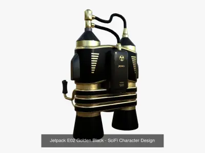 10 Jetpacks E Collection - SciFi Character Design