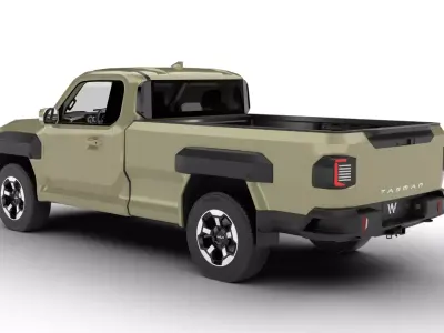 Kia Tasman Single Cab 2026 3d model 3D model