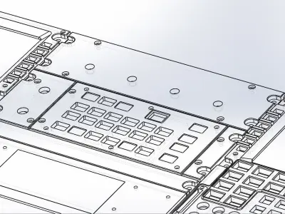 Pedestal Airbus A320 - Complete 3D print model