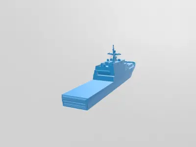 korea navy LST-2 sea war game 3D print model