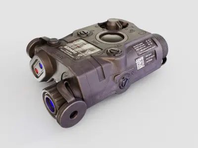 EOTech ATPIAL AN PEQ-15 Laser Aiming Device Low-poly 3D model