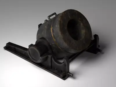 CANNON 3D metal 3D model