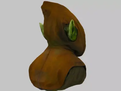 Goblin Enchanter Low-poly 3D model
