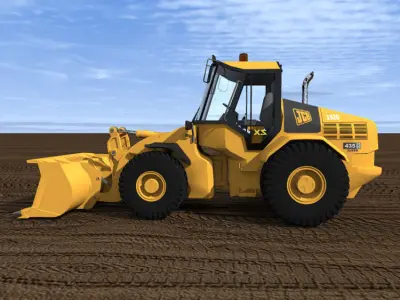 Bulldozer JCB 435 B Free 3D model