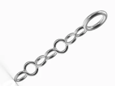 Classic Key Chain Link 3D print model