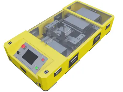 AGV Automated Guided Vehicle 3D model