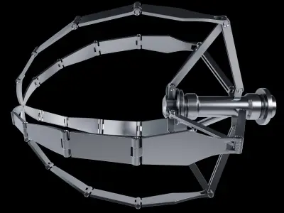 Metal Claw 3 with Rig 3D model