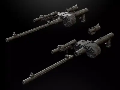 RT-97C Heavy Rifle Blaster 3d files 3D model