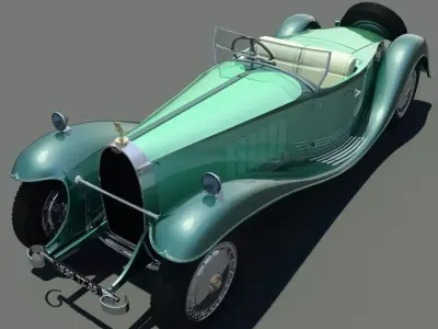 Bugatti Type 41 Royale Esders 3D Model 3D model