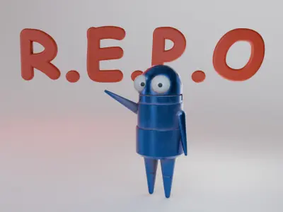 REPO 3D Model  Low-poly 3D model