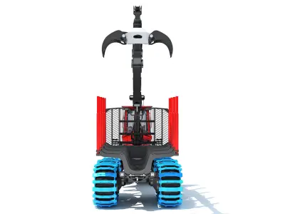 Forestry Forwarder Tractor 3D model
