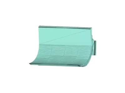 Volvo 740 760 bumper hook cover 3D print model