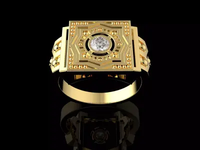 Gold N1234 3D print model