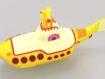 Yellow Submarine  3D model