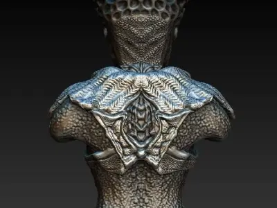 Queen Predator bust  3D model