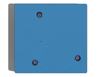 Dispositivo de Torque da Chapa Plate Torque Device 3D model