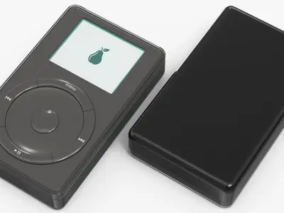 Classic MP3 Player Black 3D model