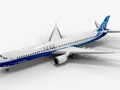 Plane 03 3D model