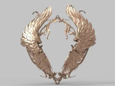 Baroque Heart Collection  3D model