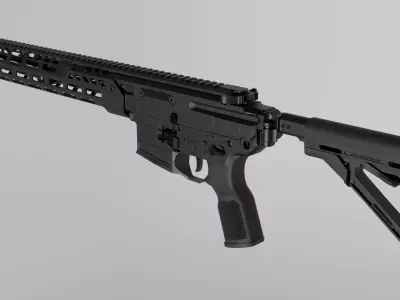 SIG Sauer CSAW RECCE MCX Spear LT Low-poly 3D model