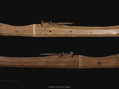 Hosindo Dagger Low-poly 3D model