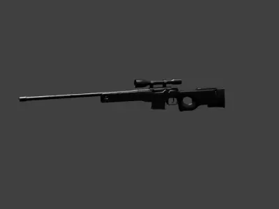 Military Weapons pack Free low-poly 3D model