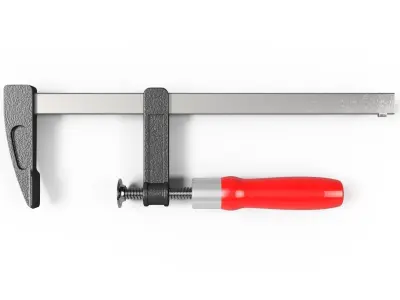Wood vise 3D model
