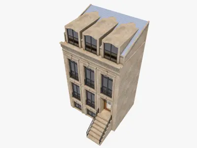 European building 2 3D model