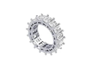 Radiant Full Eternity Ring 3D print model