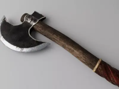 Seljuk Axe Free 3D model