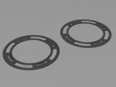 HIFIMAN SUNDARA REPLACEMENT EARPADS FRAMES 3D print model