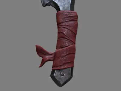 Dagger Low-poly 3D model Low-poly 3D model