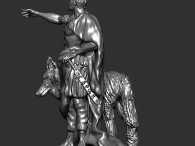 Chess board game THE KING 3D print model