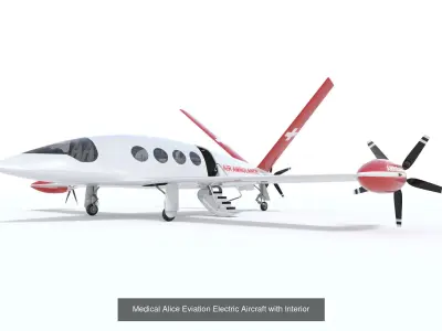 Collection Medical Aircraft with Interiors 