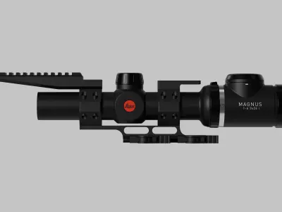 Leica Magnus I with AD Delta C Mount High Poly 3D model