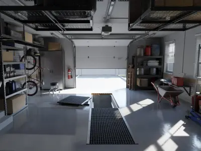Home Garage Interior 1 EXT 3D model