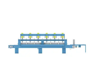 Filling Machine for Travertine and Marble  3D model