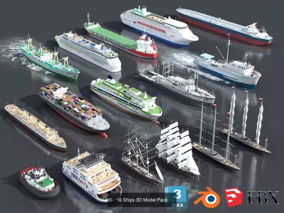  60 Ship Asset Pack
