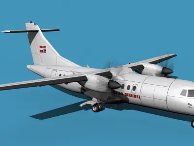 ATR-42-320 Hello Air 3D model
