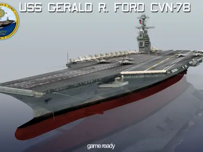 USS Gerald R. Ford CVN-78 3D model