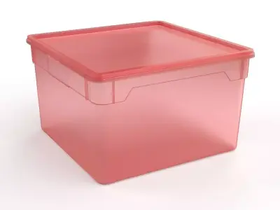 H2000411 BOX GRAY 3D model