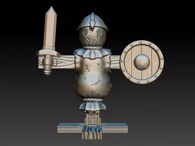 FIGHTING TRAINING DUMMY 3D print model