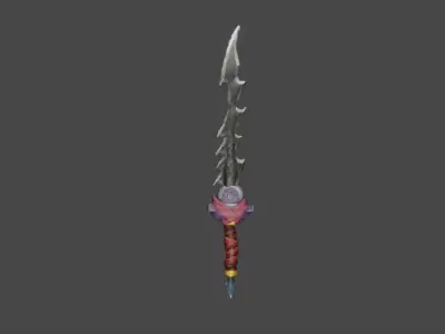Zeloeman Sword A 68 Low-poly 3D model