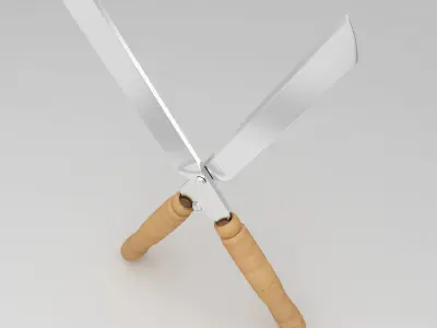 Gardening pruning shears 3d model 3D model