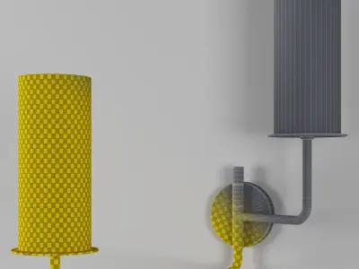 Larabee Double Swing Arm Sconce 3D model